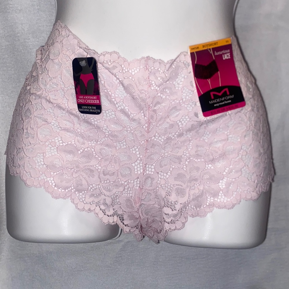 Womens Lace Boyshorts Underwear